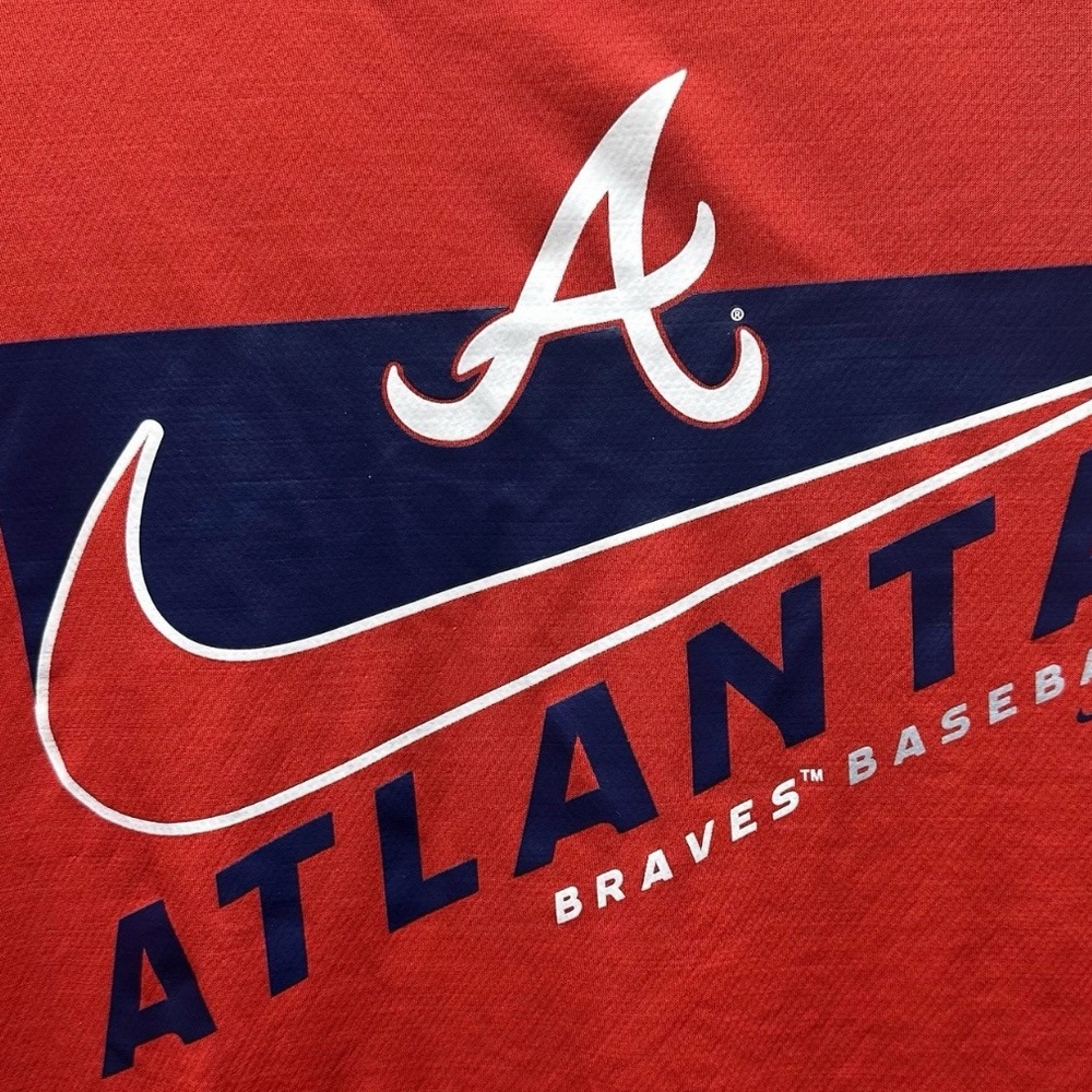 Men’s Nike Atlanta Braves Dri-fit Shirt Size X Large - Picture 2 of 6